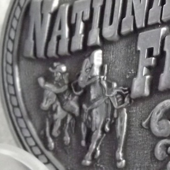 National Finals Rodeo 1995 HESSTON Belt Buckle - Picture 2 of 8